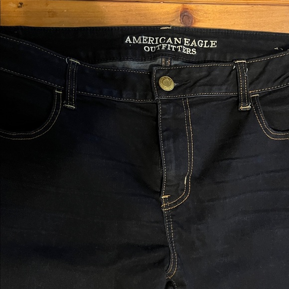 American Eagle Outfitters Dark Denim Jeans - Picture 2 of 5